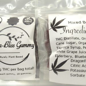 CannaBliss Mixed Berry 500mg Gummies