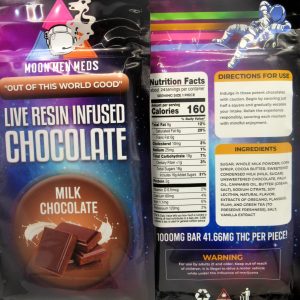 Moon Men Meds Milk Chocolate Bar